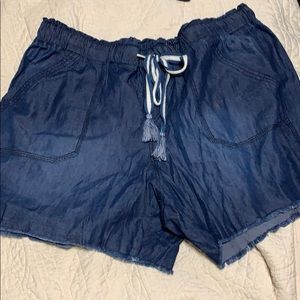 Blue shorts